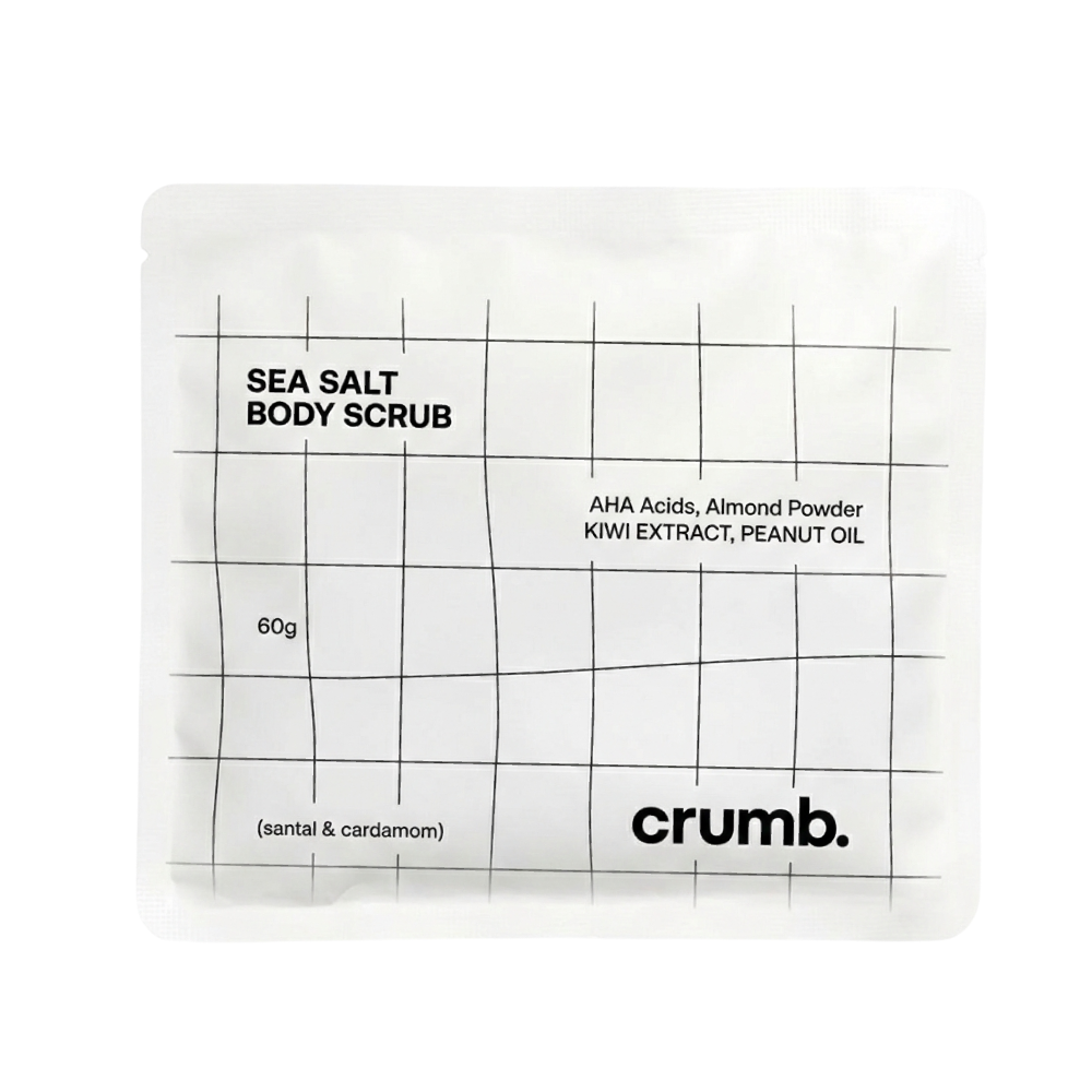 CRUMB. Santal & Cardamon Body Scrub 1х60g - Сольовий скраб для тіла з AHA-кислотами (travel format) CRUMB. Santal & Cardamon Body Scrub 1х60g - Сольовий скраб для тіла з AHA-кислотами (travel format)